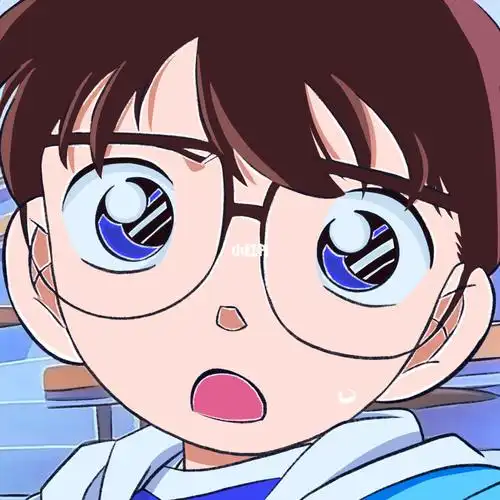 浅画一个柯南啊柯南这个表情太可爱了