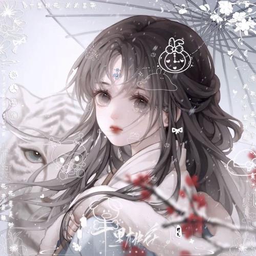 原创头像细雪撑伞古风女头扭蛋 会专女头 散图 未流图 扭蛋