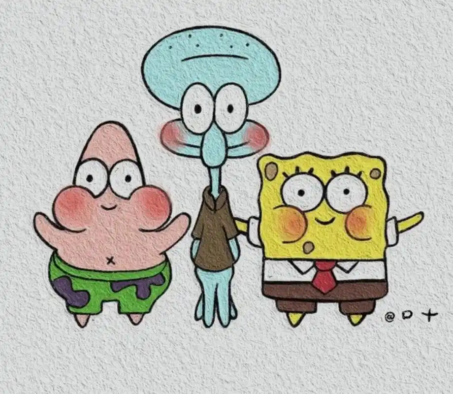 海绵宝宝&派大星可爱头像