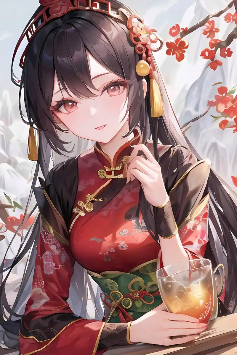 二次元美图# 汉服小姐姐