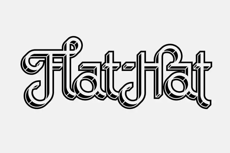 judelandry创意英文字体设计