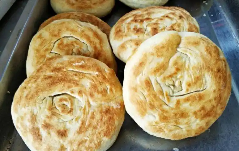 烧饼现烙山东特产泰山油酥五香火烧老面发面白面烧饼手工主食5个装