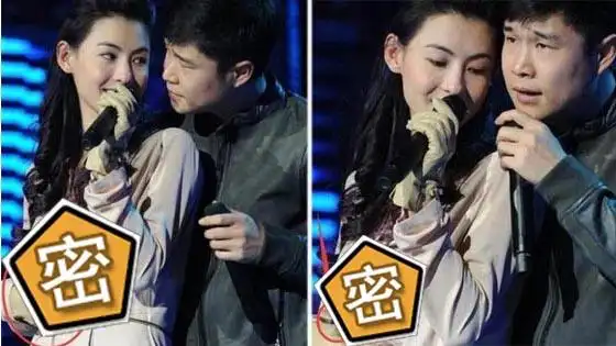 小沈阳搂张柏芝合唱 手放在这个部位有点尴尬