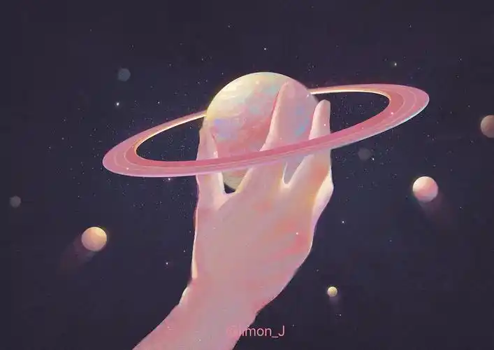 求一个粉色星球的ipad壁纸