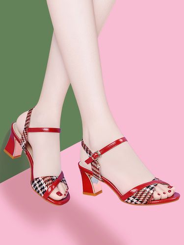 女士凉鞋2021年新款女鞋夏季仙女风中时装凉鞋