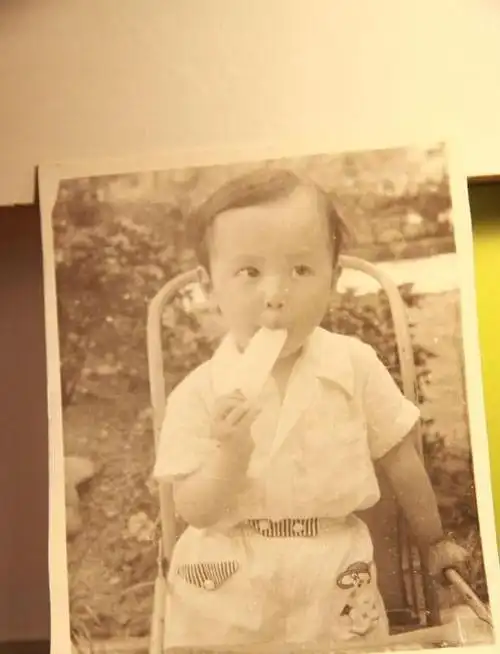 冯绍峰珍贵童年生活照 样子可爱而充满文艺