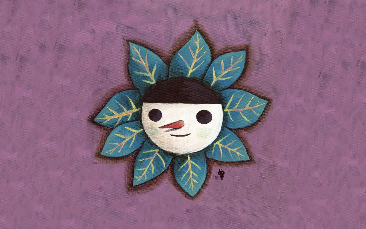 精选治愈系简约手绘卡通唯美图片桌面壁纸高清