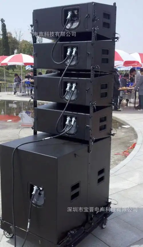 专业音响线阵双10寸 演出音响阵列音箱专业舞台音箱 设计制造