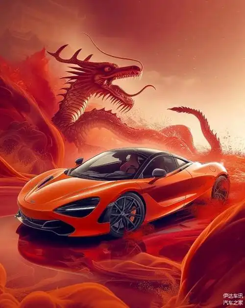 龙腾四海,迈凯伦龙年壁纸,全是中国元素!_车家号_发现车生活_汽车之家