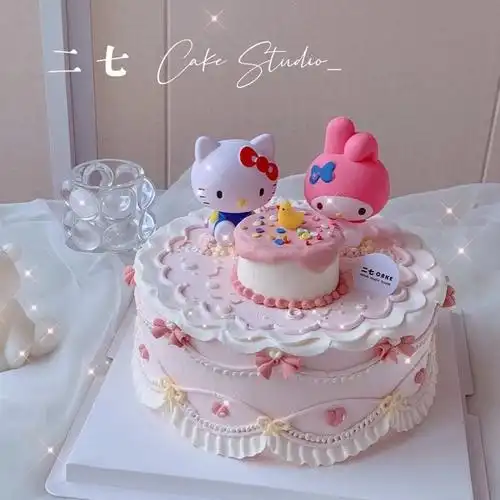 kt猫蛋糕(kt猫蛋糕简笔画)