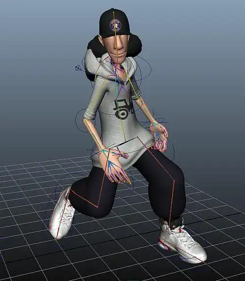 3d场景结合街舞