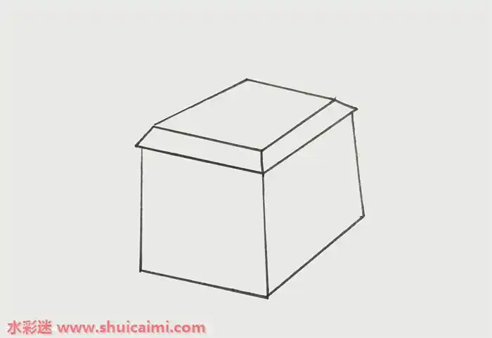 空投箱子怎么画空投箱子简笔画简单易画彩色