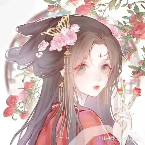 古风美女头像丨我心里有一簇迎着烈日而生的花比一切美酒都要芬芳