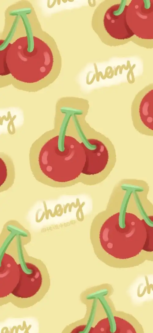可爱水果壁纸·樱桃 cr. 传说中的耶