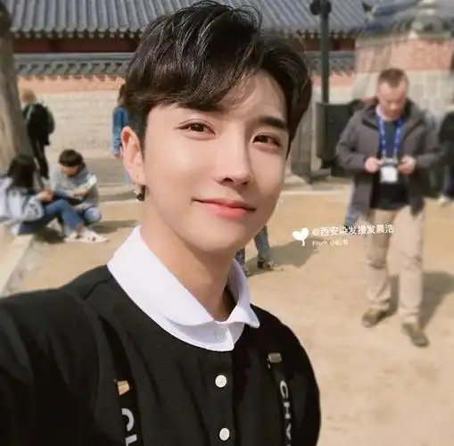 染发烫发    短碎发	狗啃刘海适合椭圆脸三七侧背	自然碎盖	微分碎盖