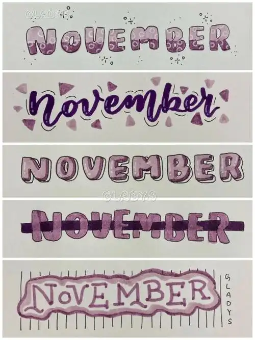 手帐可爱字体怎么写