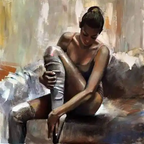 【中国写生】美女艺术家人体油画中的女郎,个个性感绝伦,身材爆表_平