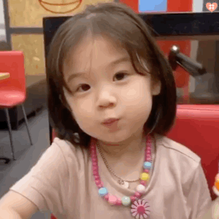 萌娃金雪表情包动图