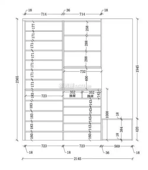 乌鲁木齐天地嘉豪装饰玄关鞋柜设计详细尺寸攻略