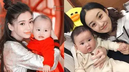 看完赵丽颖的宝宝,再看杨颖的宝宝,网友:女星整没整容一目了然