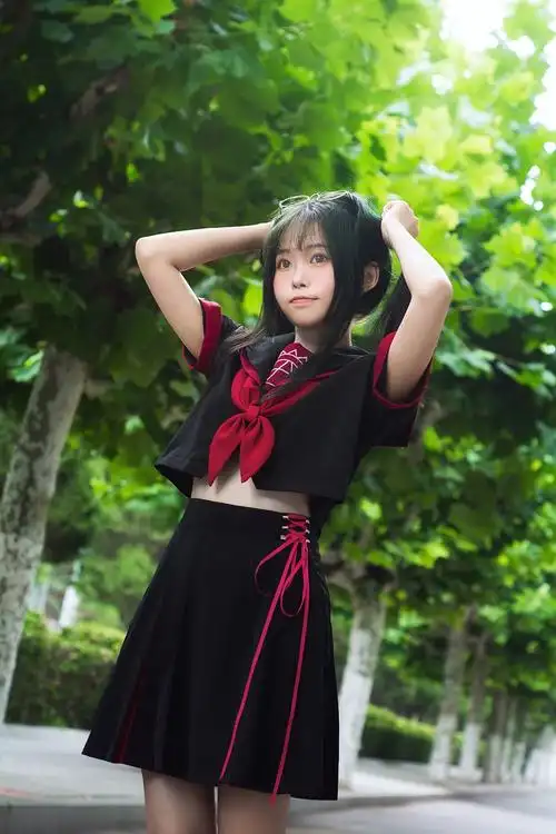 魔法阵日系jk制服学生班服cosplay暗黑水手服长短袖套装一件代发