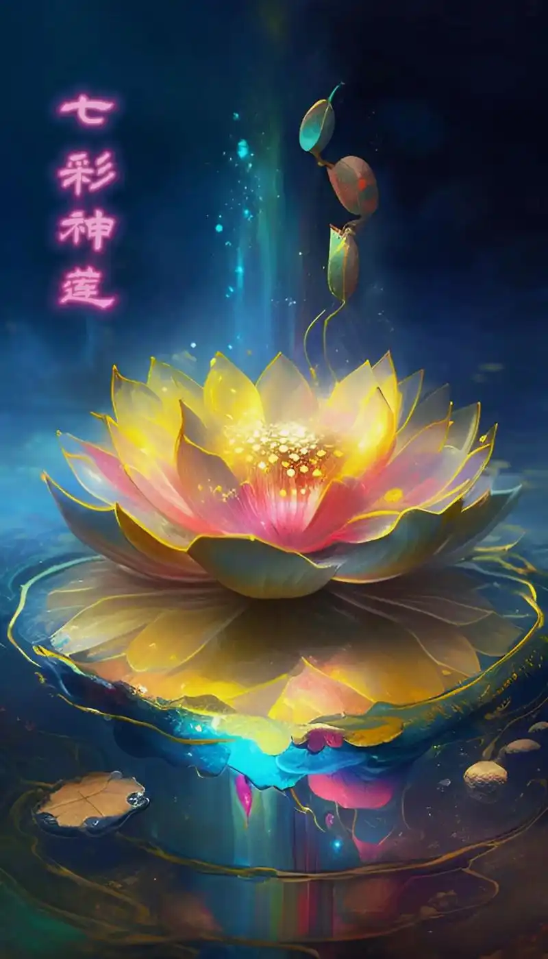 徐徐万丈之光,焕焕七色之彩. #莲花 #佛 - 抖音