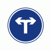 向左和向右转弯-指示标志