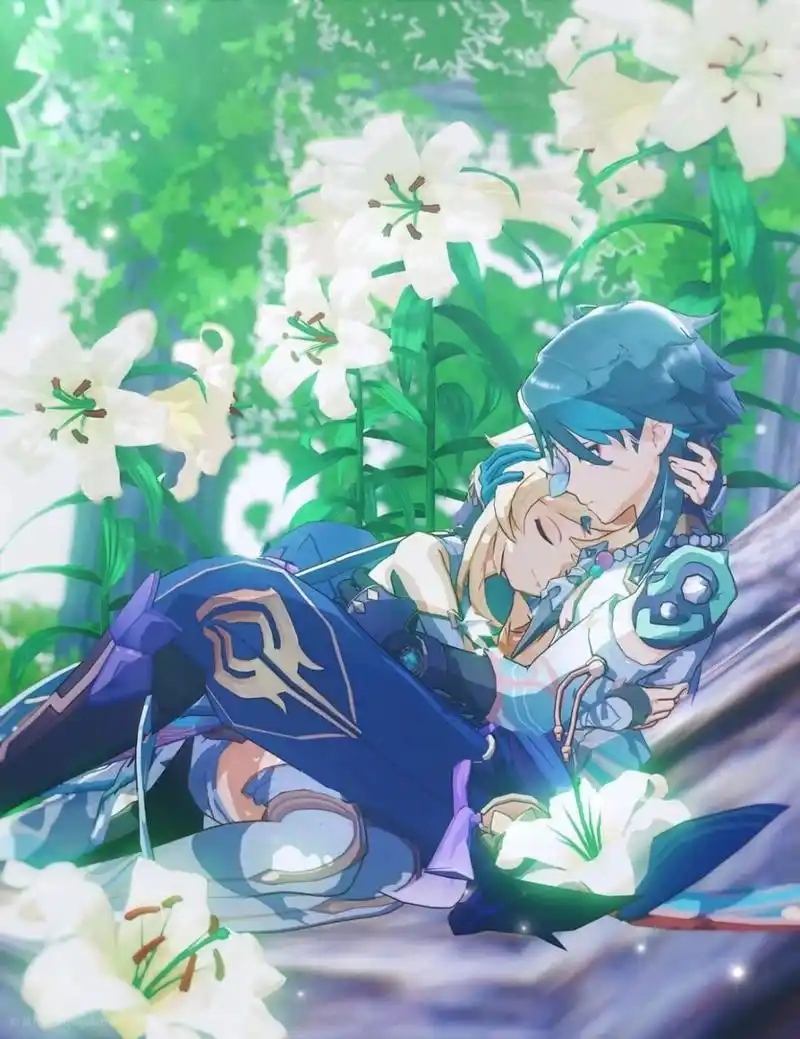 『原神荧魈情头』『动漫情侣头像壁纸』