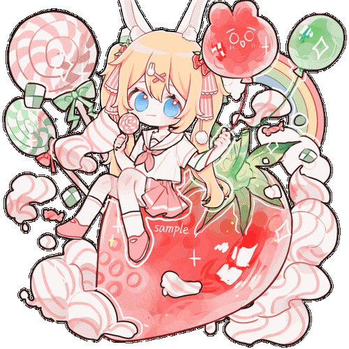 今天也是可爱的草莓甜心