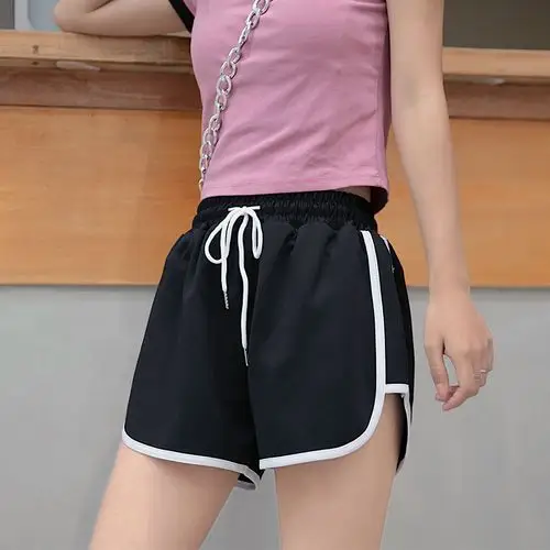 运动短裤女夏2020新款外穿瑜伽健身休闲跑步高腰宽松显瘦居家睡裤