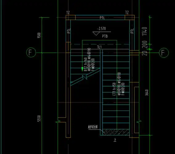 请问下这种楼梯怎么画地下室的楼梯示范下