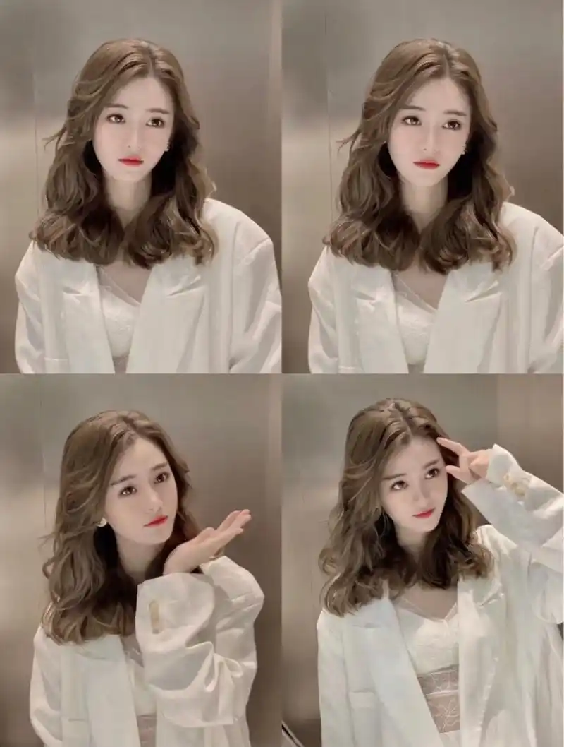 中短发法式烫发真的太温柔太气质 - 抖音