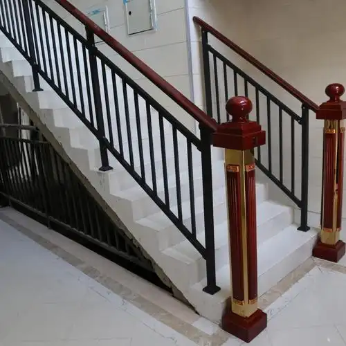 固格澜栅锌钢别墅楼梯扶手 小区楼梯扶手 学校楼梯扶手栏杆