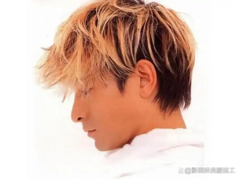 一头中分金发,99年的刘德华真的是巅峰