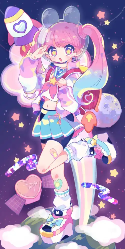 粉色|少女心|动漫女头|可爱 - 堆糖,美图壁纸兴趣社区