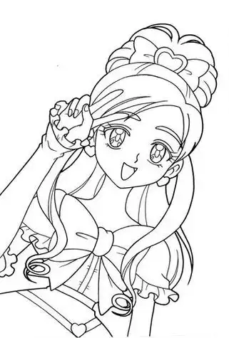 卡通人物简笔画女孩 卡通人物简笔画女孩全身