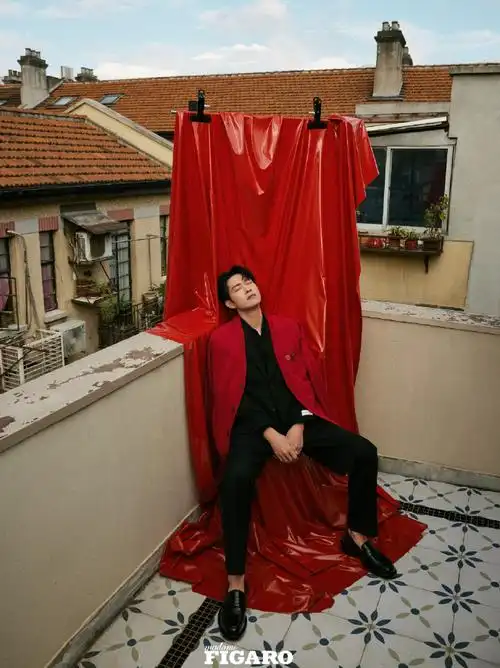 魏大勋复古冷感大片#01#魏大勋费加罗闭年刊封面#两本杂志看到这么