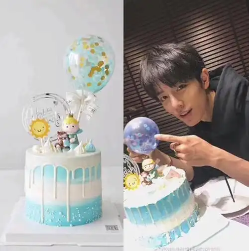 肖战同款小王子卡通蛋糕动物奶油水果夹心蛋糕