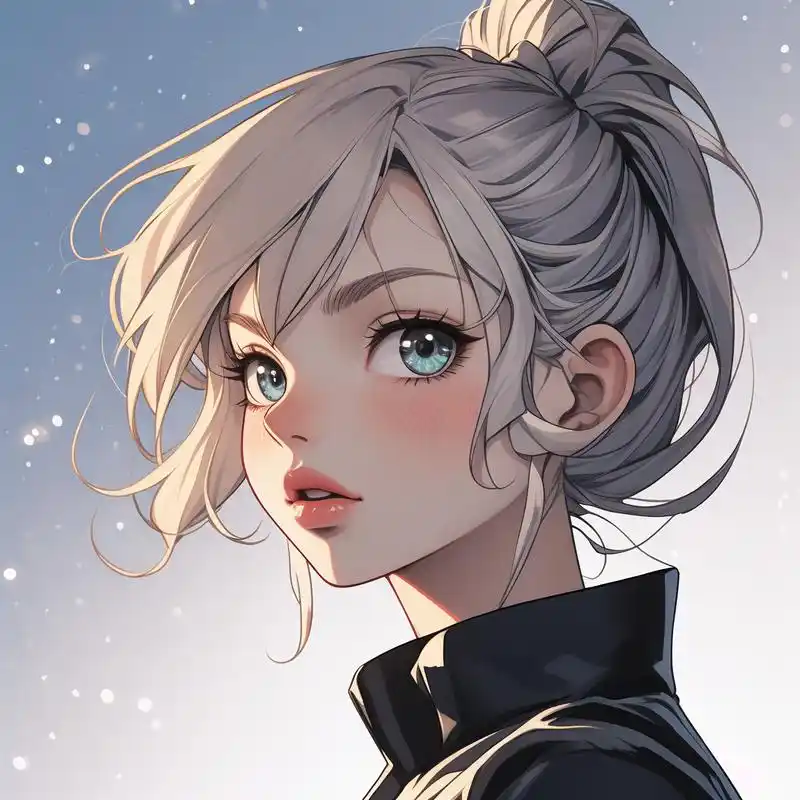 这一系列的嘟嘟嘴女性头像真是太可爱了吧!