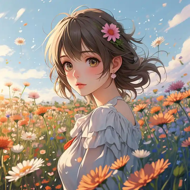 94唯美卡通女生头像94 探索了一系列小清新又唯美的卡通女生头像