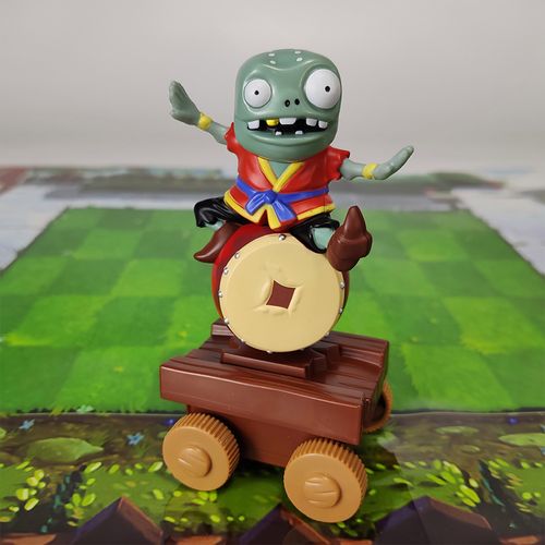 正版植物大战僵尸回力小鬼车玩具可360度旋转儿童3男6女孩8岁礼物