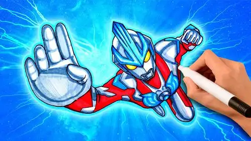 怎么画银河奥特曼?