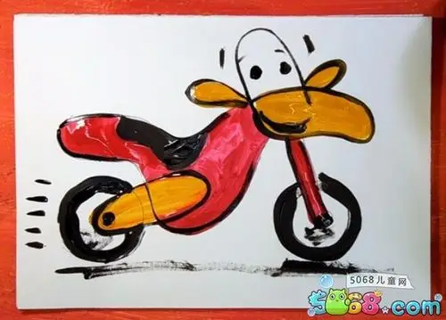 摩托车怎么画 摩托车画法分享