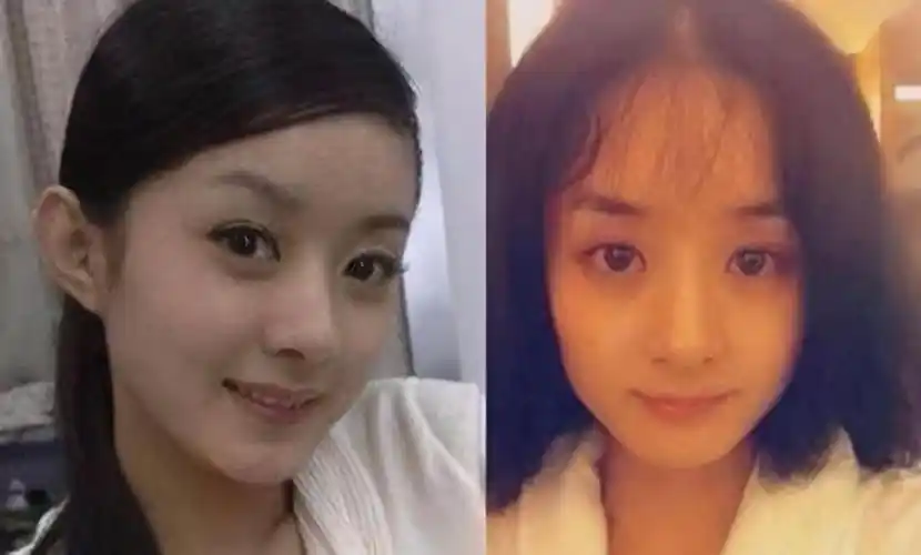 赵丽颖关咏荷素颜带女儿逛街,枯黄短发尽显老态.