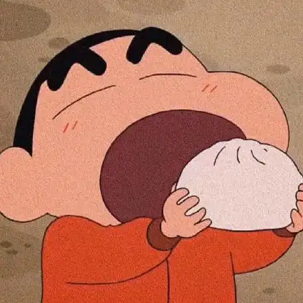 蜡笔小新吃包子头像