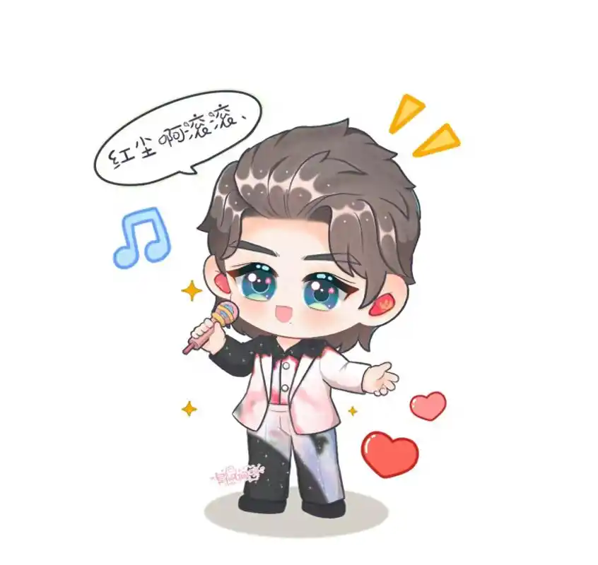 肖战头像,卡通版的肖战,太萌了