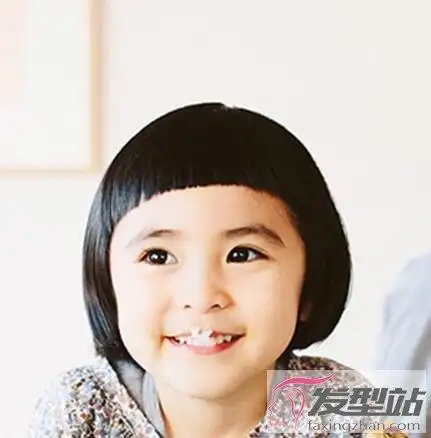 小孩短发发型简约洋气从小就很潮
