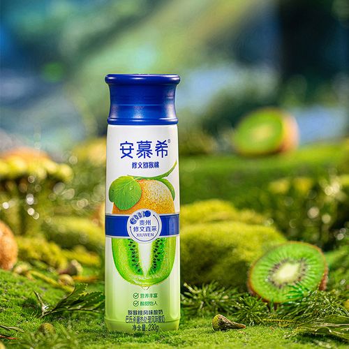 伊利安慕希修文猕猴桃奶昔风味酸奶230g*10瓶/箱礼盒装