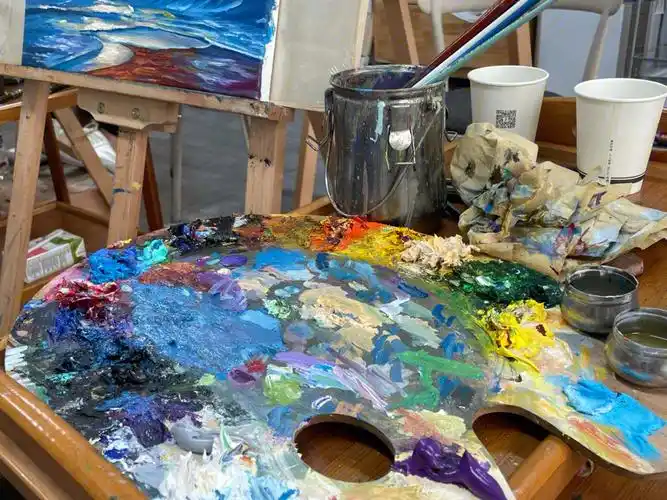 油画盘好好看啊