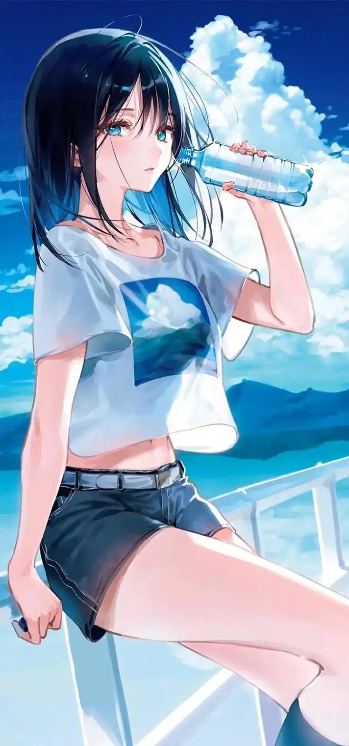 动漫少女壁纸.#二次元少女 #动漫壁纸 #手机壁纸 #抖音图 - 抖音